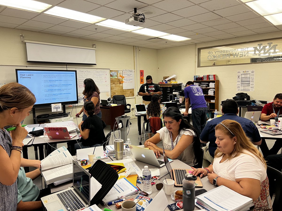 bonniefenwick21's tweet photo. McAllen teachers having fun and engaged in Pre-AP Geometry with statistics. #preap #preapsi #Dougsboard https://t.co/5gICRegjBG