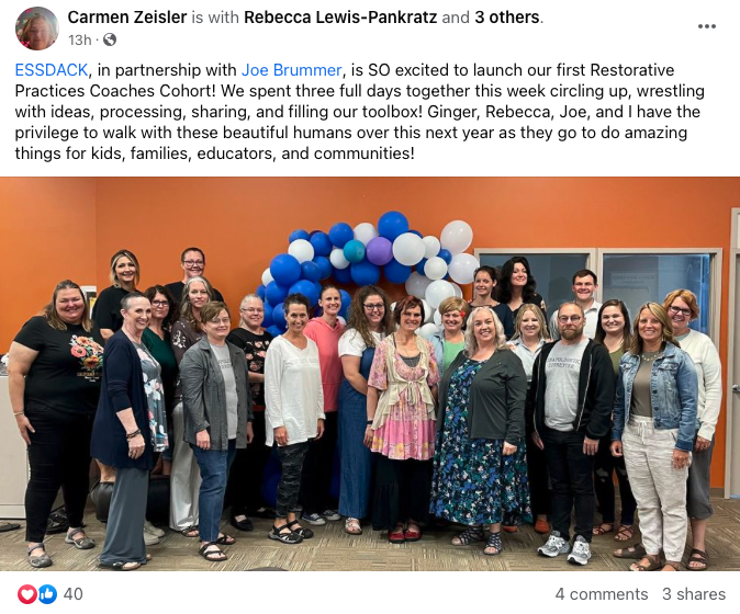 We enjoyed having the very first Restorative Practices Coaching Cohort in the office this week! <a href="/CarmenZeisler9C/">Carmen Zeisler</a> <a href="/GingerLewman/">Ginger Lewman</a> <a href="/PovertyEdge/">Rebecca Lewis-Pankratz</a> <a href="/JoeBrummer/">Joe Brummer</a> @RachelThalmann