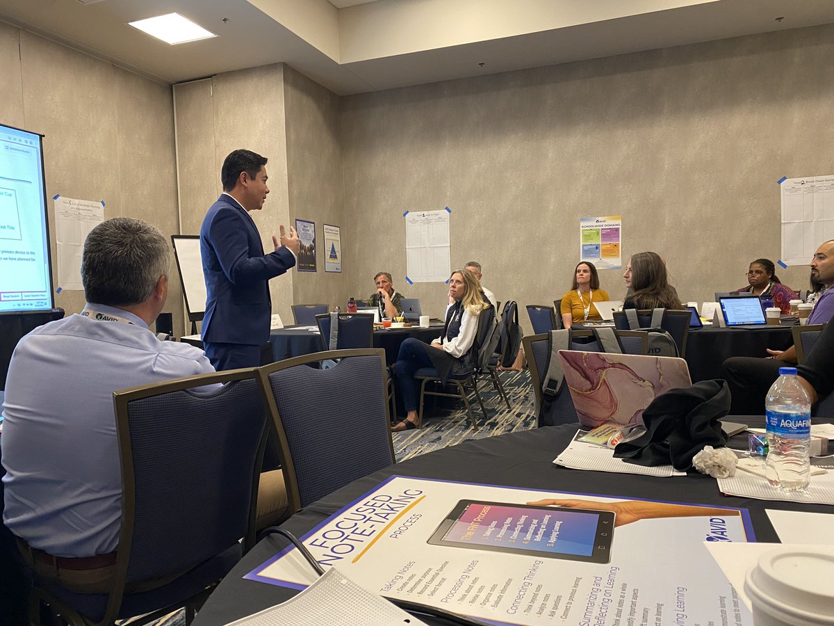 AVID District Leaders Institute in Denver!!! Let’s roll @Sheri_zone1 <a href="/APSAVID/">AVID</a>