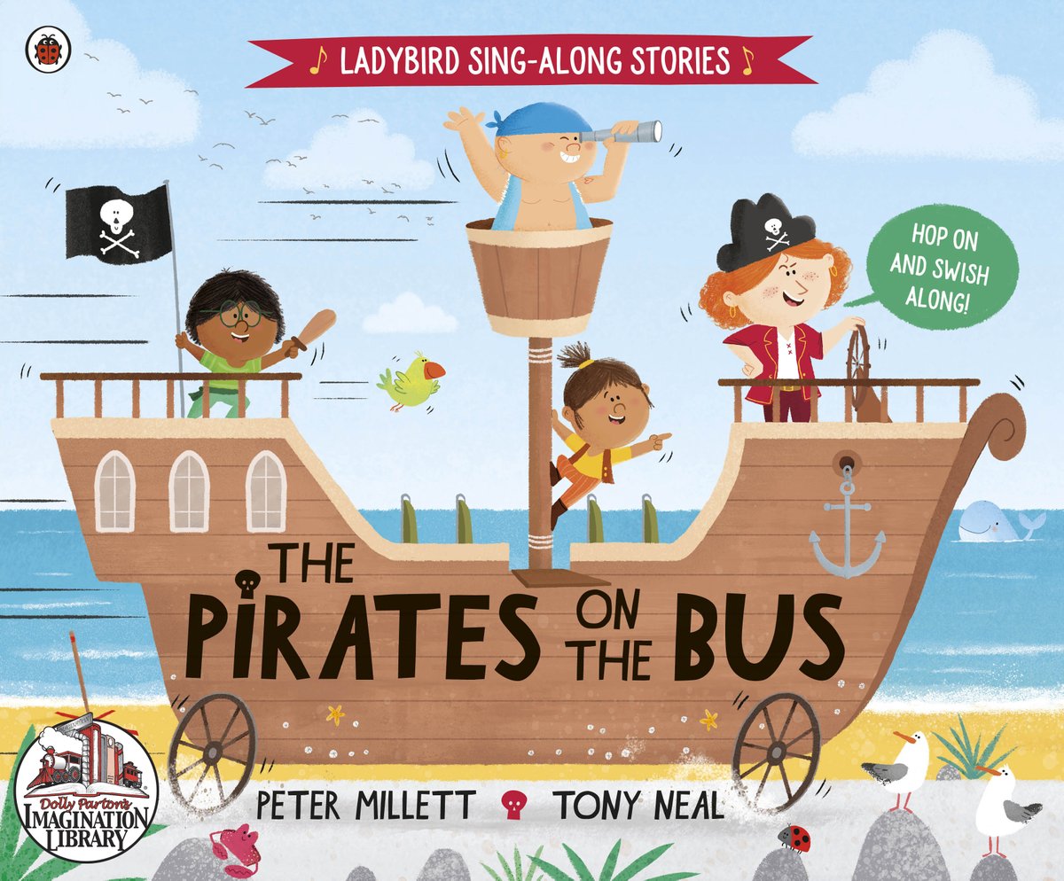Join in and sing along with a crew of jolly pirates as they search the coast for treasure in this swashbuckling adventure from @petermillett and @tonynealart! #DollysLibrary #UKBook #IrelandBook