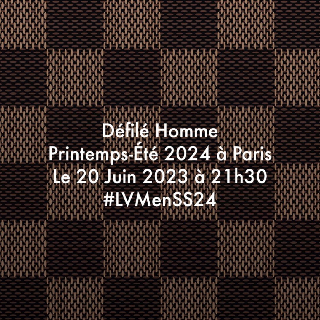 X-এ Louis Vuitton: Défilé Homme Printemps-Été 2024. Appuyez sur ❤️ pour  recevoir une invitation à regarder le premier défilé du Directeur Créatif  #PharrellWilliams en livestream depuis Paris, mardi 