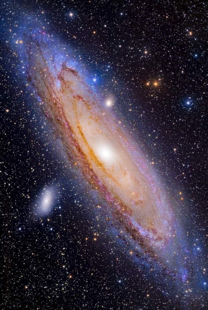 Hubble focused on Andromeda and snapped this Breathtaking Image.