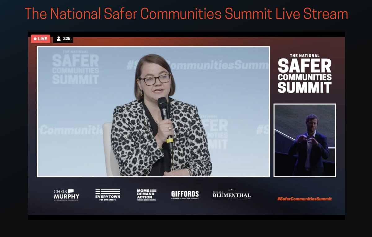 "For every 10-20 ERPOs issued, one suicide was prevented." <a href="/SpenceCantrell/">Spencer Cantrell</a>   

#SaferCommunitiesSummit