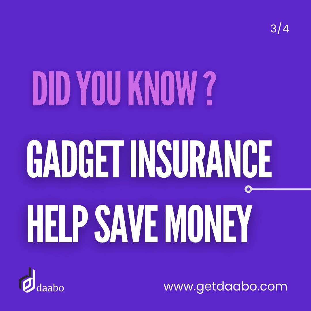 daaboprotection's tweet photo. Device warranty covers only manufacturing defects that you may never face, but device insurance covers unexpected damages caused by accidents that are almost inevitable.
Be smart, choose device insurance over warranty!
Choose @daaboprotection
visit; https://t.co/CuW23vCpa7 https://t.co/JGEGzph0ja