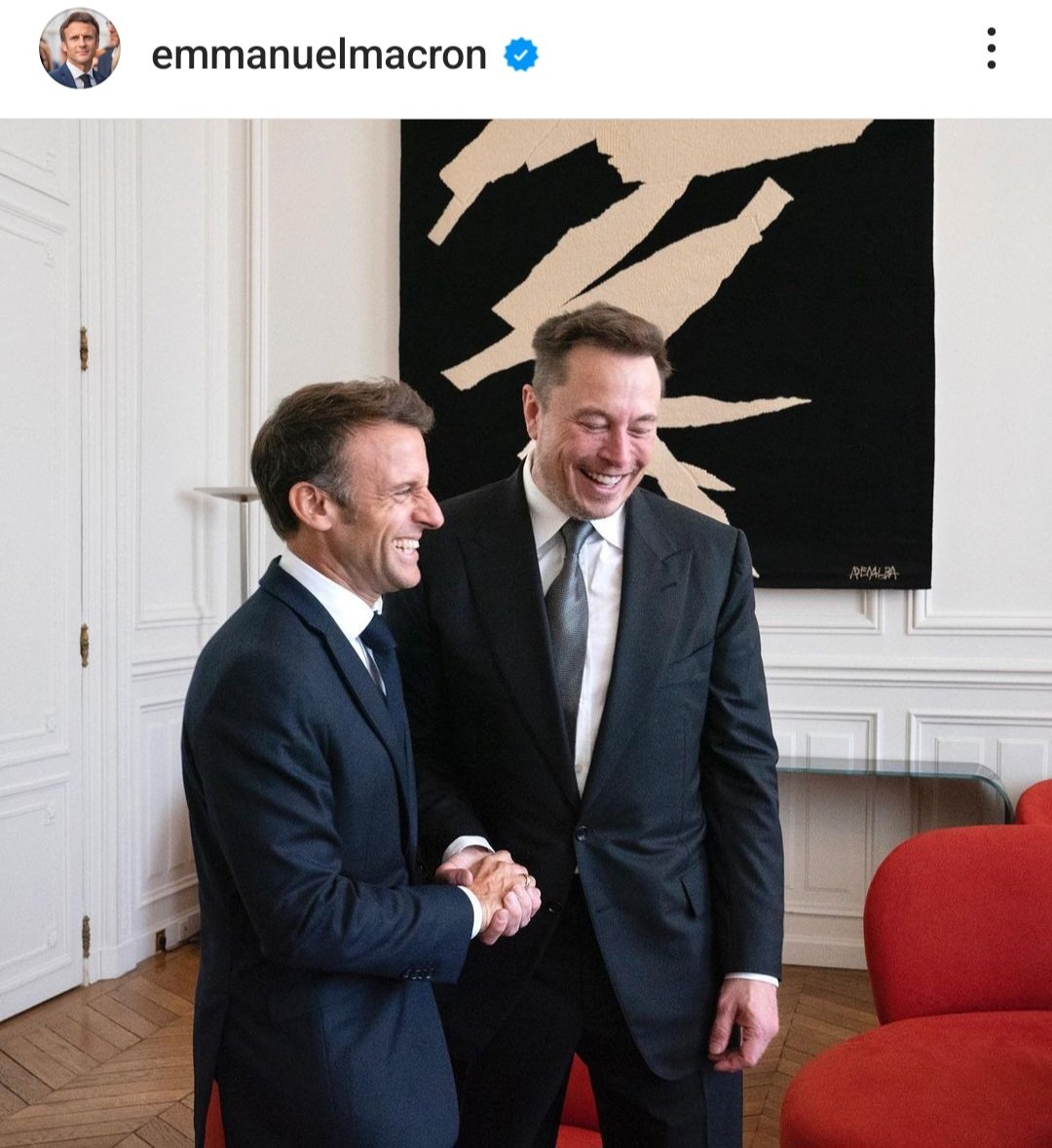 Avec Melenchon ou Le Pen à l'Elysee cette photographie n'existerait avec #Musk ! #ChooseFrance 
#VivaTech2023 Vive Elon Musk ! 
Opposition contrôlée ? 🤣🤣🤣🤣
Et surtout... VIVE MACRON !!!