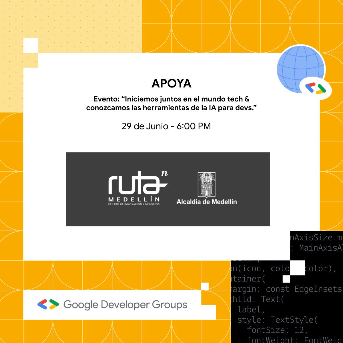 Google Developer Group Medellin - GDG Medellin tweet media