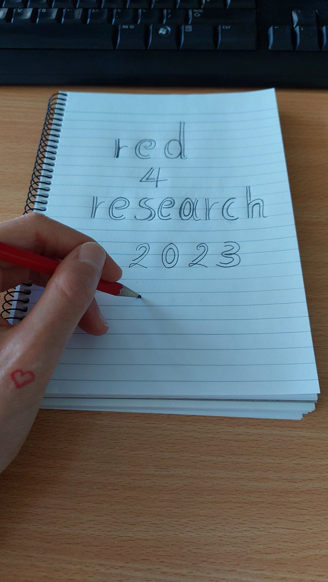 Research can improve lives.
Research can save lives.

Loads of appreciation to all those participating and conducting research.
#Red4Research

P.S. Enjoy the weekend ahead!!☀️