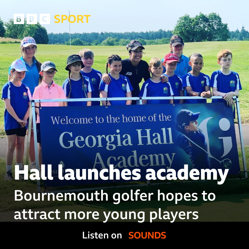 solentsport's tweet photo. ⛳️ Bournemouth golfer @georgiahall96 has used her profile as the UK's number one female golfer to launch a new academy at Paulton's Golf Centre near Southampton

She's been speaking to @LewisCoombes 

🔊 Listen here👇