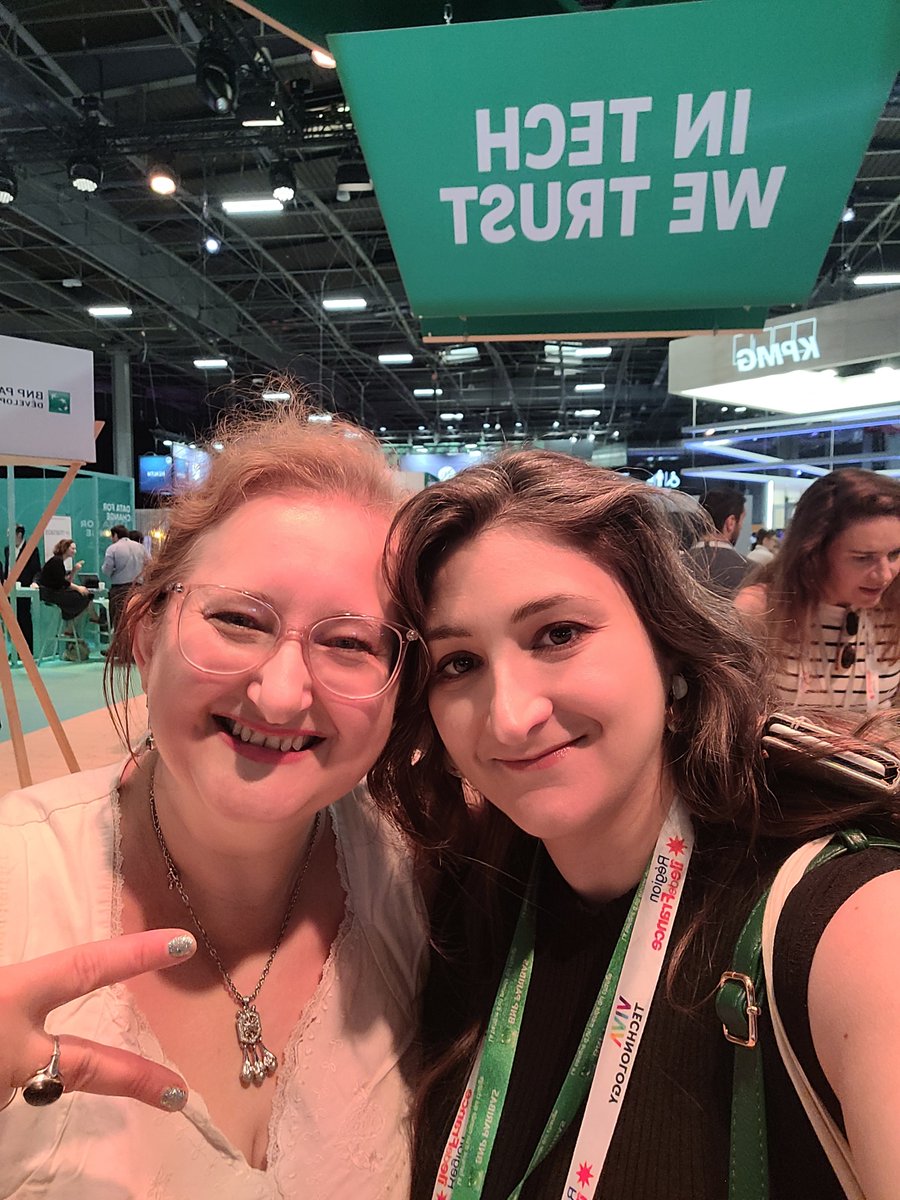 Merci Teodora! #VivaTech  #VivaTech2023 #WoGiTech #besties