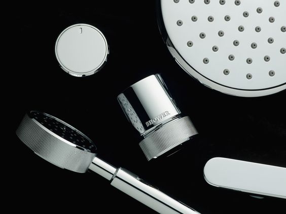 The Engineer Collection by @SwadlingUK . Precision knurl detailing recalls our mechanical past, refined by distinguished bevelled edges and an assured control design. 

#bathroomdesign #luxurybathrooms #industrialbathroom #madeintheUK #handmade