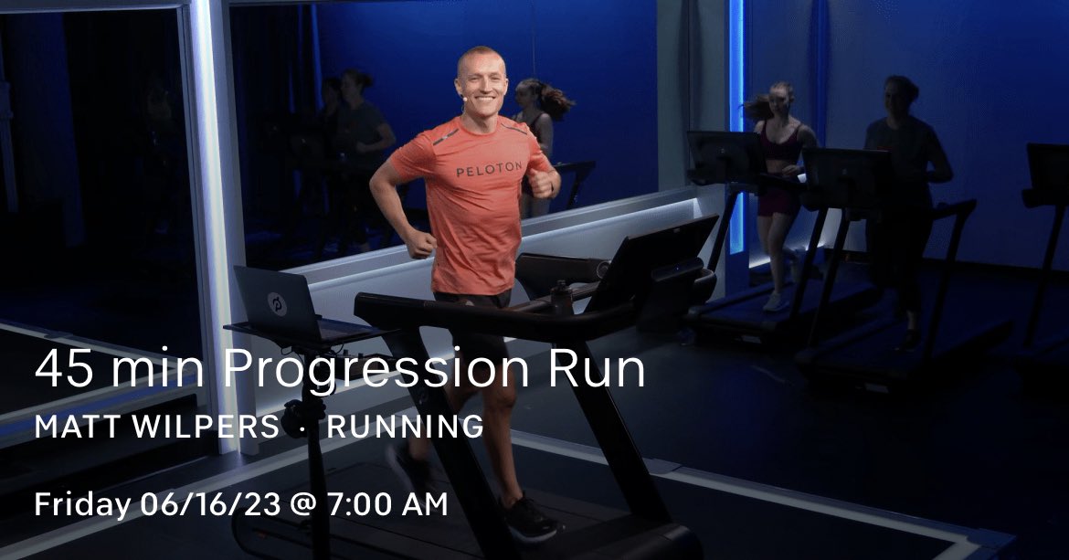 Training for a race this summer? Try a progression run like this one on @onepeloton . It’s a great way to work on your pacing and ability to finish fast. Have a great weekend everyone 🙌