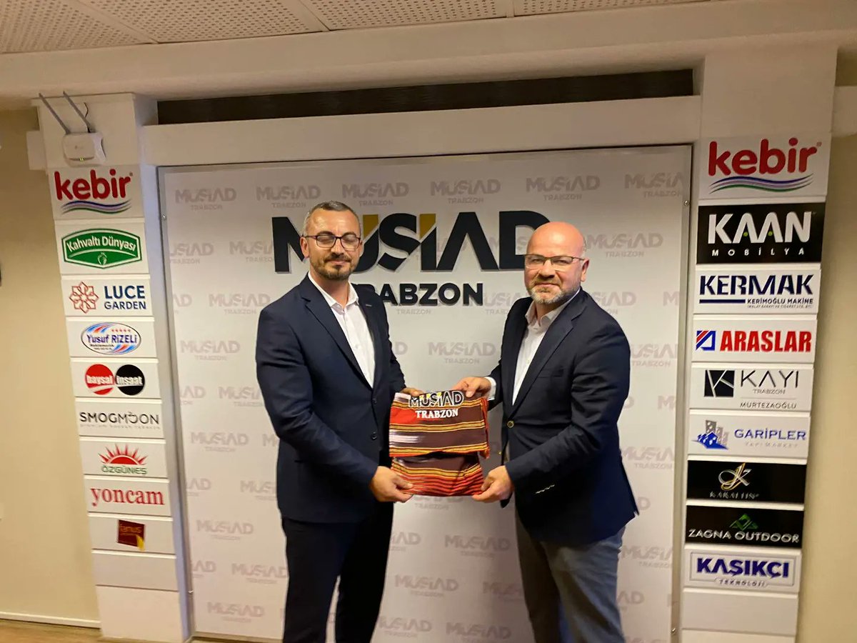 TrabzonMUSIAD's tweet photo. MÜSİAD Rize Şube Başkanı Taner Yelkenci ve Yönetim Kurulu MÜSİAD Batum Şube Başkanı Hamza Köse, Şubemizi ziyaret ederek Başkanımıza hayırlı olsun dileklerinde bulundular. Kendilerine nazik ziyaretlerinden dolayı teşekkür ederiz. https://t.co/Q5sfLOLuo0