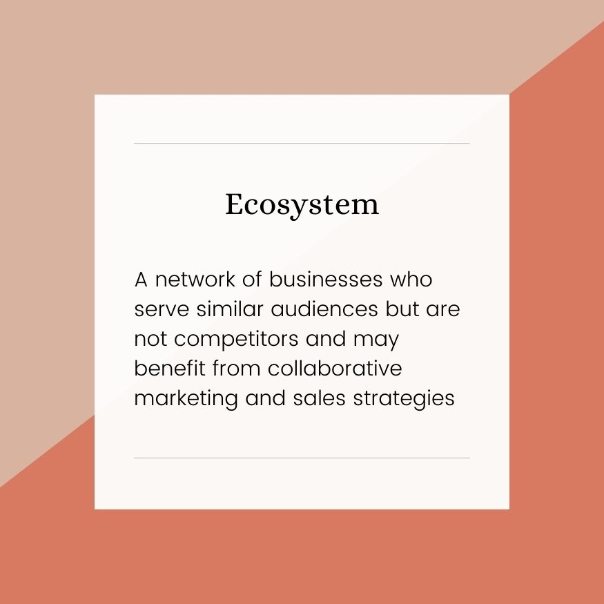 🍻 Happy Partner Terms Friday!

This week's term: Ecosystem.

For a full definition, see our partnerships and tech glossary: hubs.la/Q01QYL2d0