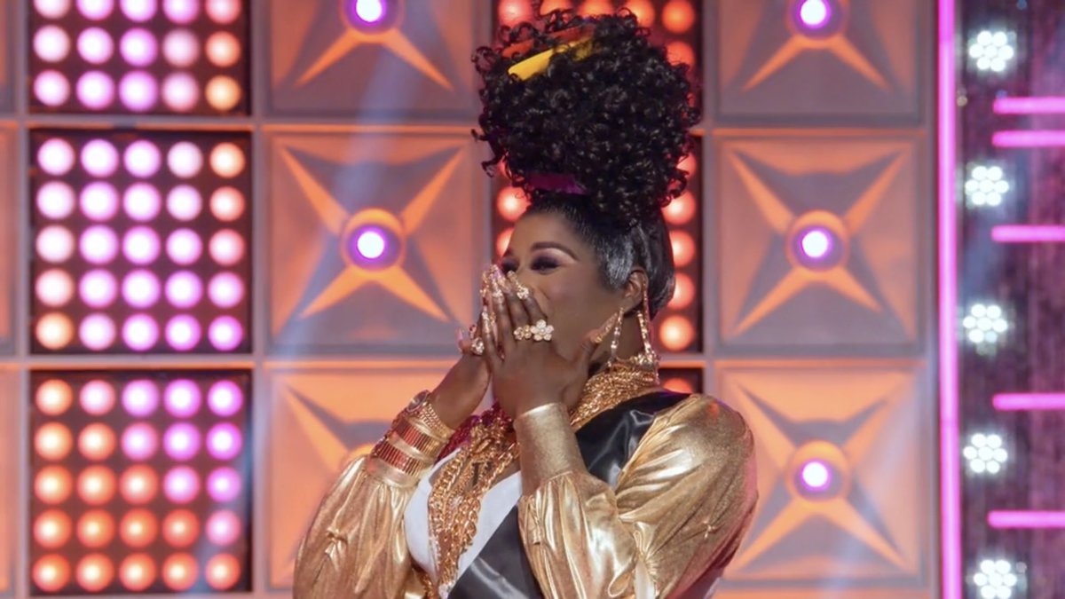 Reminder that LaLa went home on the improv challenge and now came back and won it. Icon🙌 #DragRace #AllStars8