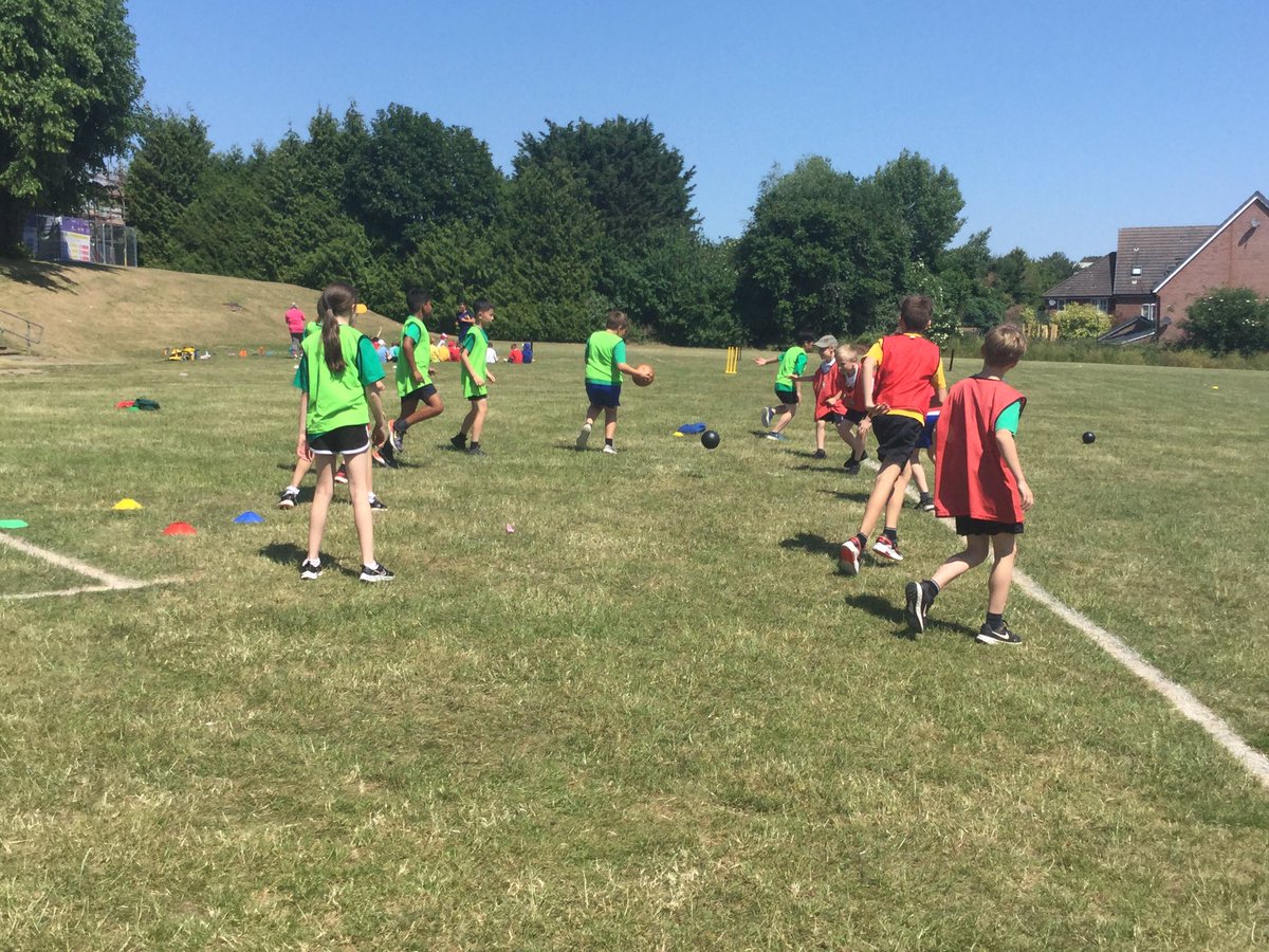 Year 5 are loving the game of Quidditch.