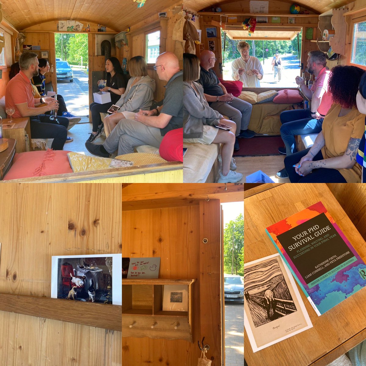 hermionemiao's tweet photo. I have had a lovely detour with people dropping-in and opening-up with their stories related to their PhD lives 

Thanks you for bring the welcome #hut to @StirUni, sharing with me and everyone else @aTinyDisruption 
#FoSSDoctoralConference2023 https://t.co/mF1BAq6JuJ