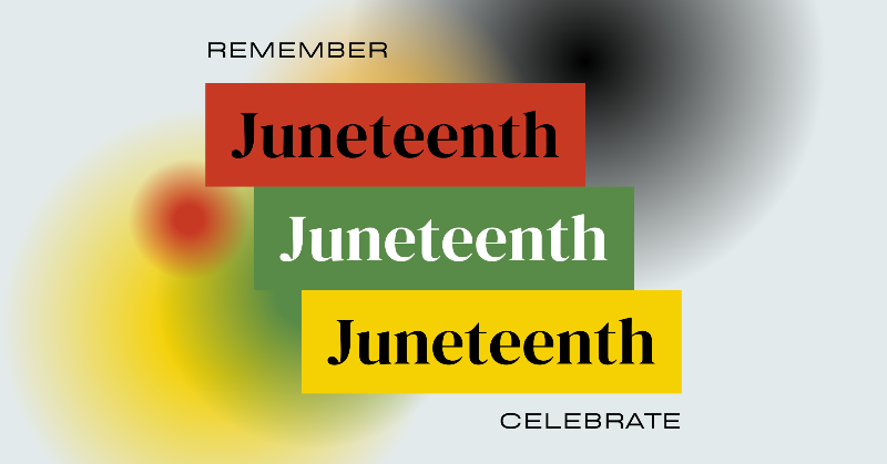 Today is a day for recognition, restoration, celebration and independence for all. How are you celebrating #Juneteenth?
