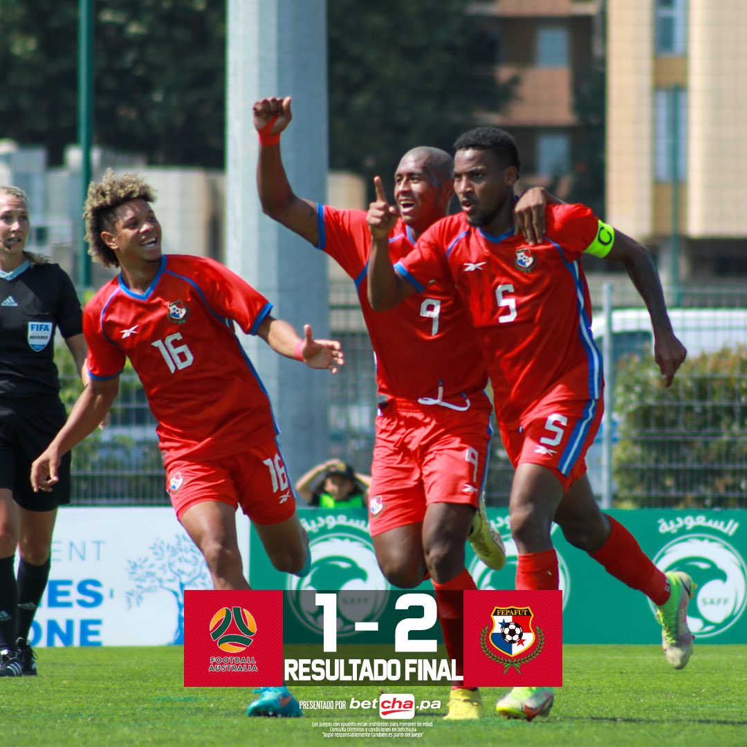 ¡ESTAMOS EN LA FINAL, SÍÍÍÍ 🤩🔥🇵🇦!

Histórica clasificación de nuestra #PanamáSub23 🇵🇦 a la final del <a href="/TournoiMRevello/">Tournoi Maurice Revello</a> 🏆 tras vencer 1-2 a Australia 🇦🇺. ¡ENHORABUENA 🇵🇦🔥!

🇦🇺1-2 🇵🇦
⚽️ D. Contreras
⚽️ R. Perdomo

🏟️Estadio Marcel Roustan

#TodosSomosPanamá🙌🏻