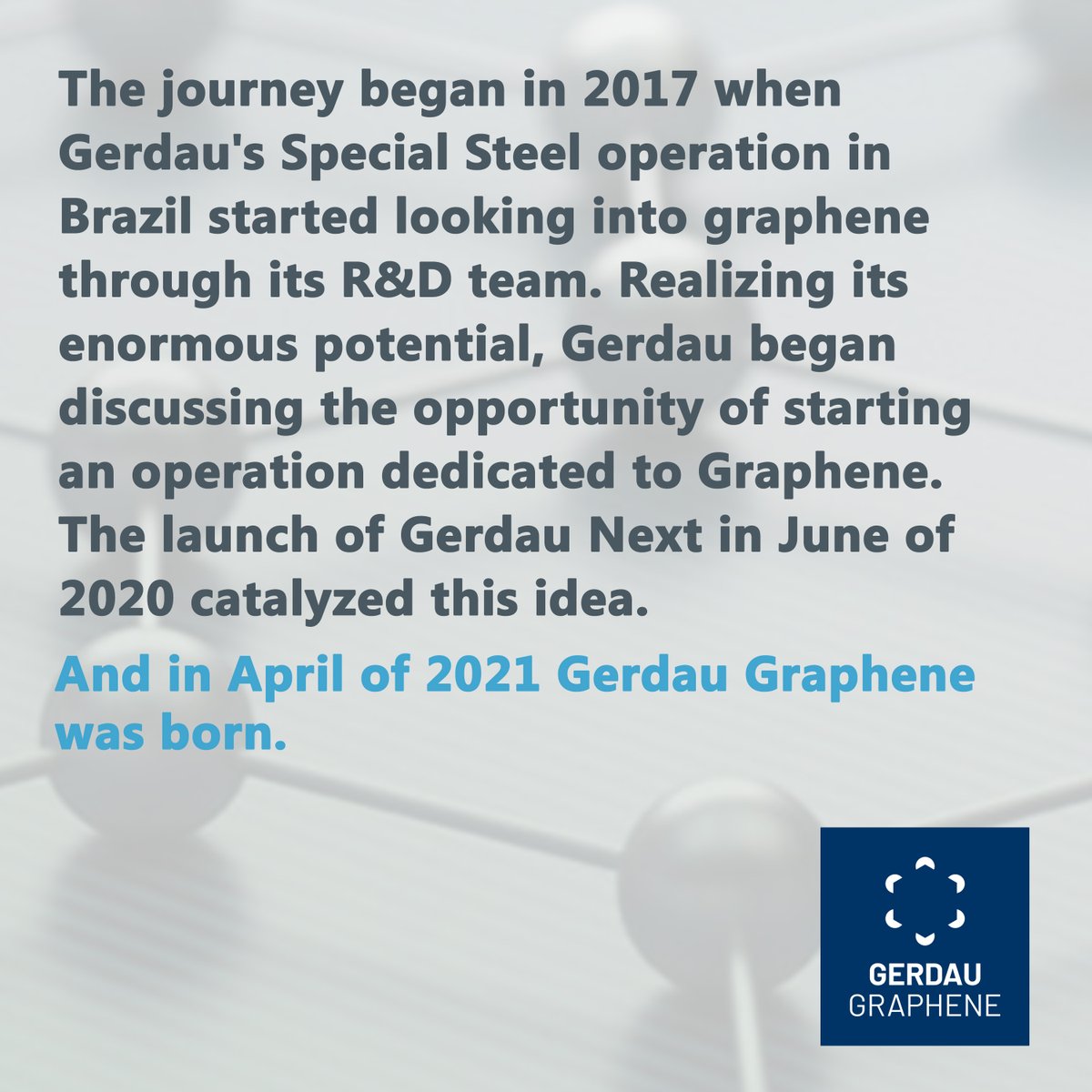 We create solutions from carbon nanomaterials (such as graphene) that help companies in the paint, concrete and plastics segments to enter the ESG agenda and even improve the performance of their products. To learn more, contact info@gerdaugraphene.com. #GerdauGraphene