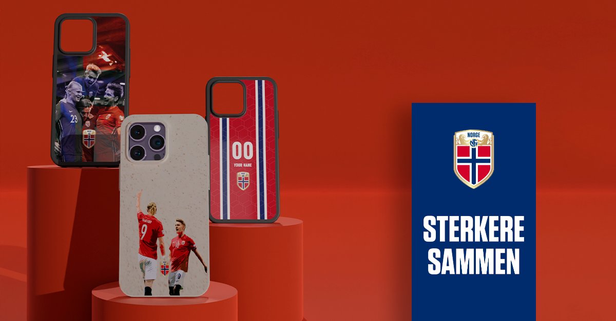 Stolte av at vi nå lanserer vårt partnerskap med De Norske fotball landslagene! 😃 Her finnes motiver av Norges Natur, og motiver av spillerne som f.eks Haaland, Ødegaard eller Hegerberg som gir god beskyttelse for mobilen din"mobildeksel.fotball.no