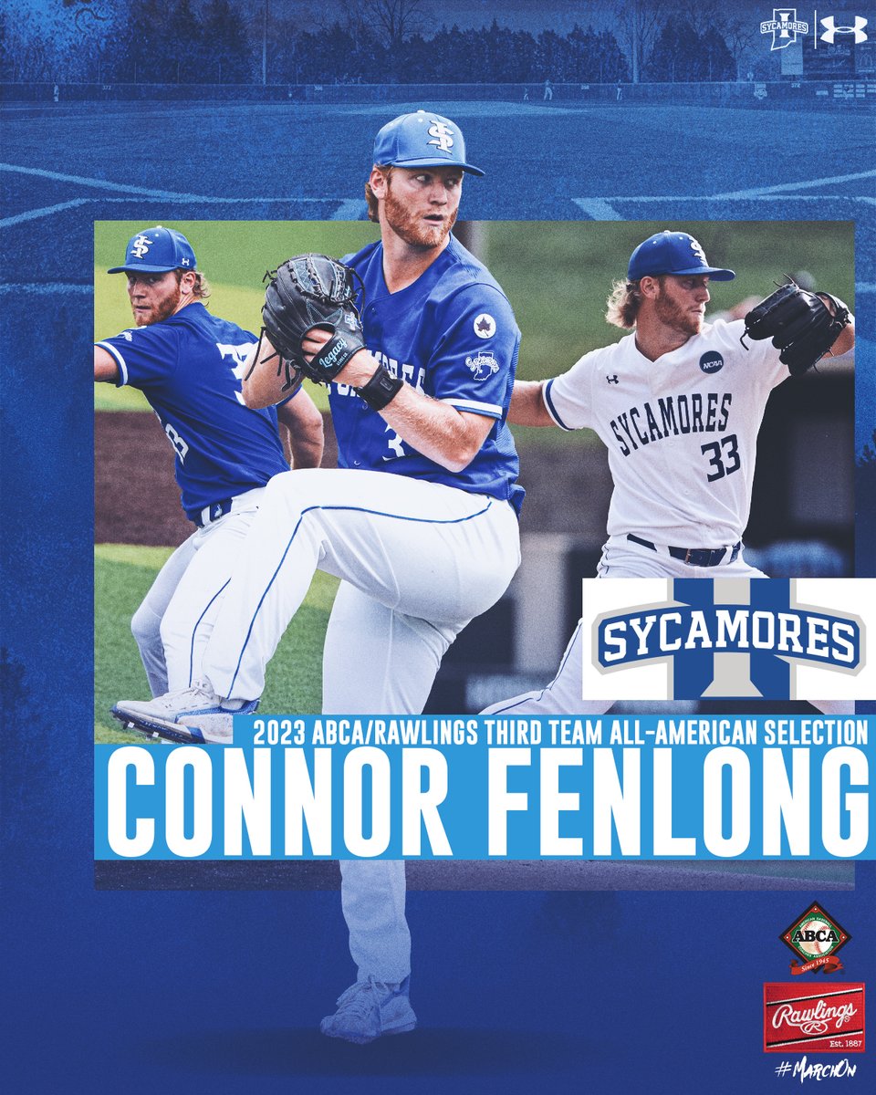 1️⃣, 2️⃣, now 3️⃣-time All-American selection.

<a href="/ConnorFenlong/">Connor Fenlong</a> was named to the <a href="/ABCA1945/">ABCA</a> Rawlings Division I All-American Third Team on Friday

sycamor.es/3JhHwri

#MarchOn