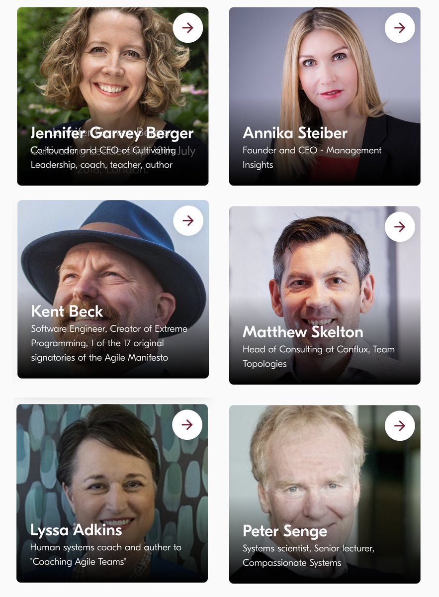 Crisp (@crispsweden) on Twitter photo Super-EarlyBird is ending for the second season of our very appreciated Leading in Complexity Program with key speakers such as <a href="/jgberger/">JenniferGarveyBerger</a> <a href="/KentBeck/">Kent Beck 🌻</a> @lyssaadkins, Peter Senge, <a href="/Swardley/">Simon Wardley</a>, <a href="/ttorres/">Teresa Torres</a> , and many more
linkedin.com/feed/update/ur… Super-EarlyBird is ending for the second season of our very appreciated Leading in Complexity Program with key speakers such as <a href="/jgberger/">JenniferGarveyBerger</a> <a href="/KentBeck/">Kent Beck 🌻</a> @lyssaadkins, Peter Senge, <a href="/Swardley/">Simon Wardley</a>, <a href="/ttorres/">Teresa Torres</a> , and many more
linkedin.com/feed/update/ur…