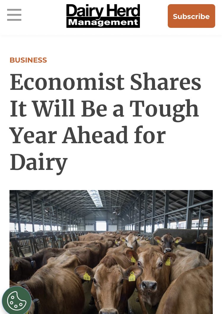 Bad news for the dairy industry is good news for cows (and the land, the rivers, and sky).