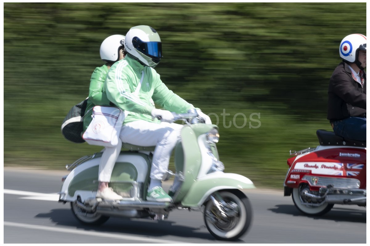 Sunny day ride out for Lambretta Day @LambrettaStore  @VisualImpactUK @modsoftoday @modsceneweekly @AbsolutelyScoot