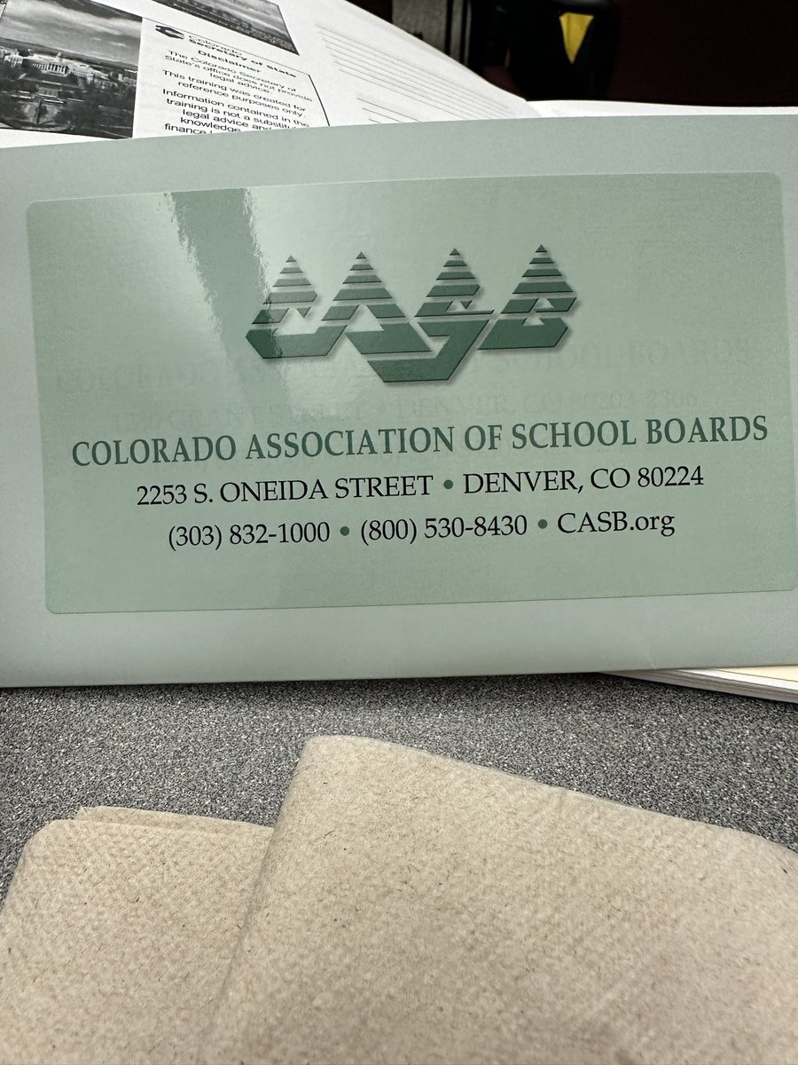 Well this will definitely be a learning experience and huge difference from my Kansas superintendency as in Colorado I get to serve as the election official.
