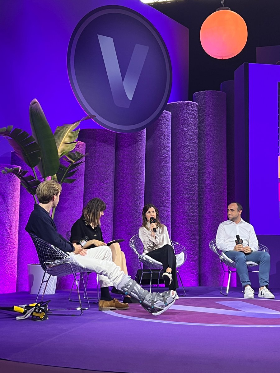 Exciting times ahead for the thriving #creatoreconomy! With monetization methods evolving, new storytelling formats, and increased creative collaboration, "this is a golden era for creators that we are entering right now", for <a href="/holmes_louise/">Louise Holmes</a> who took the #VivaTech  stage.