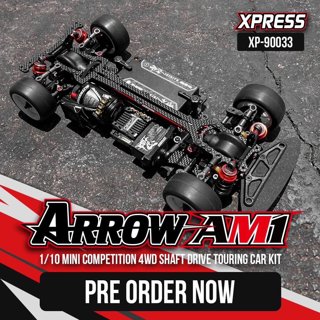 rcmart's tweet image. 🔥 Pre-Order | Xpress Arrow AM1 1/10 Mini Competition 4WD Shaft Drive Touring Car Kit 🔥

&amp;gt;&amp;gt; Pre-Order &amp;lt;&amp;lt;
rcmart.com/00123917

&amp;gt;&amp;gt; Arrow AM1 Info &amp;lt;&amp;lt;
rcmart.com/hobby-news/Xpr…

#Xpress 
#AM1