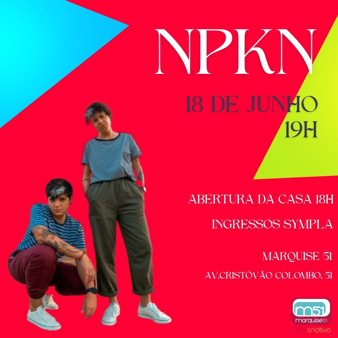 Domingo tem <a href="/npknduo/">NPKN</a> aqui no Casarão. 19h. Só Vem!