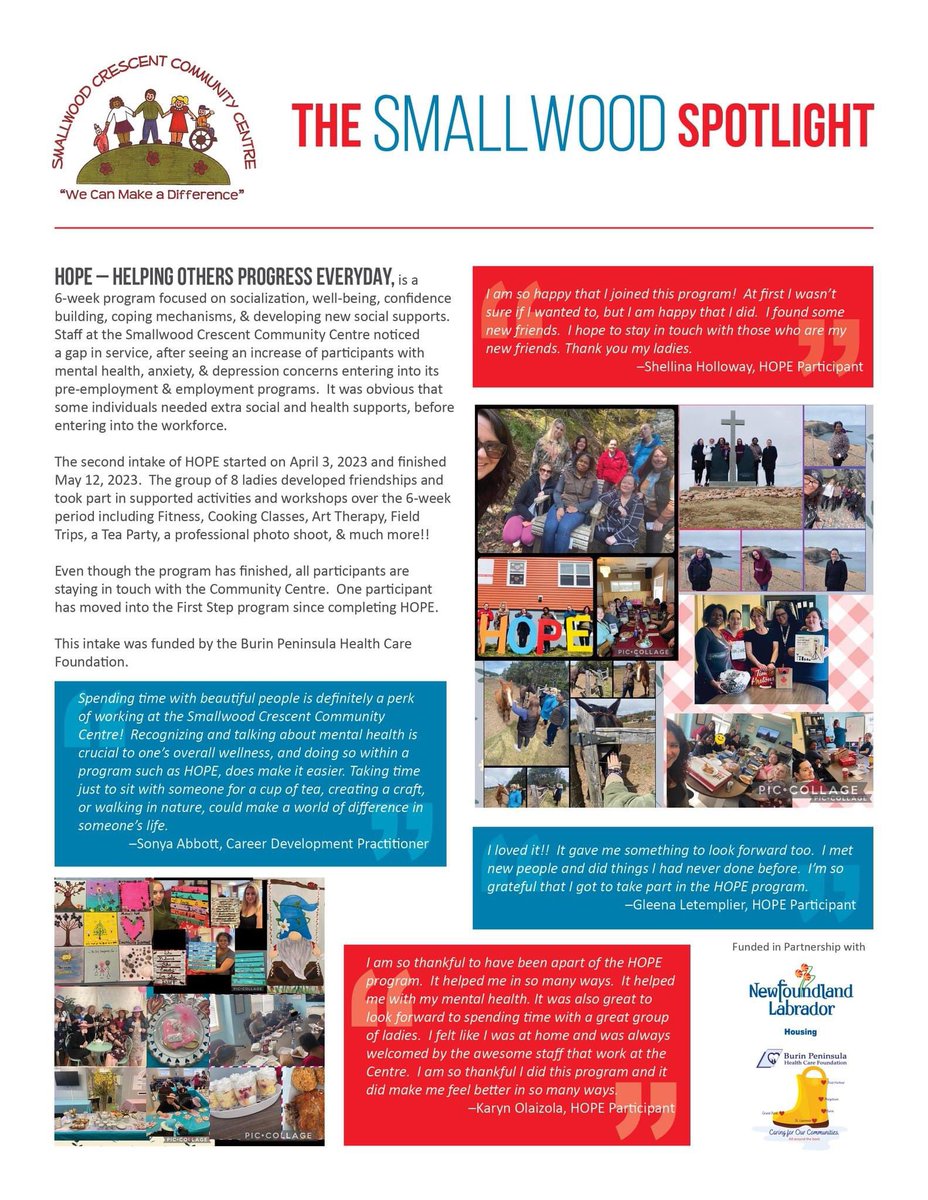 Our latest edition of The Smallwood Spotlight!

Smallwood Spotlight #12

<a href="/BPHCF/">Burin Peninsula Health Care Foundation</a> 
#wecanmakeadifference