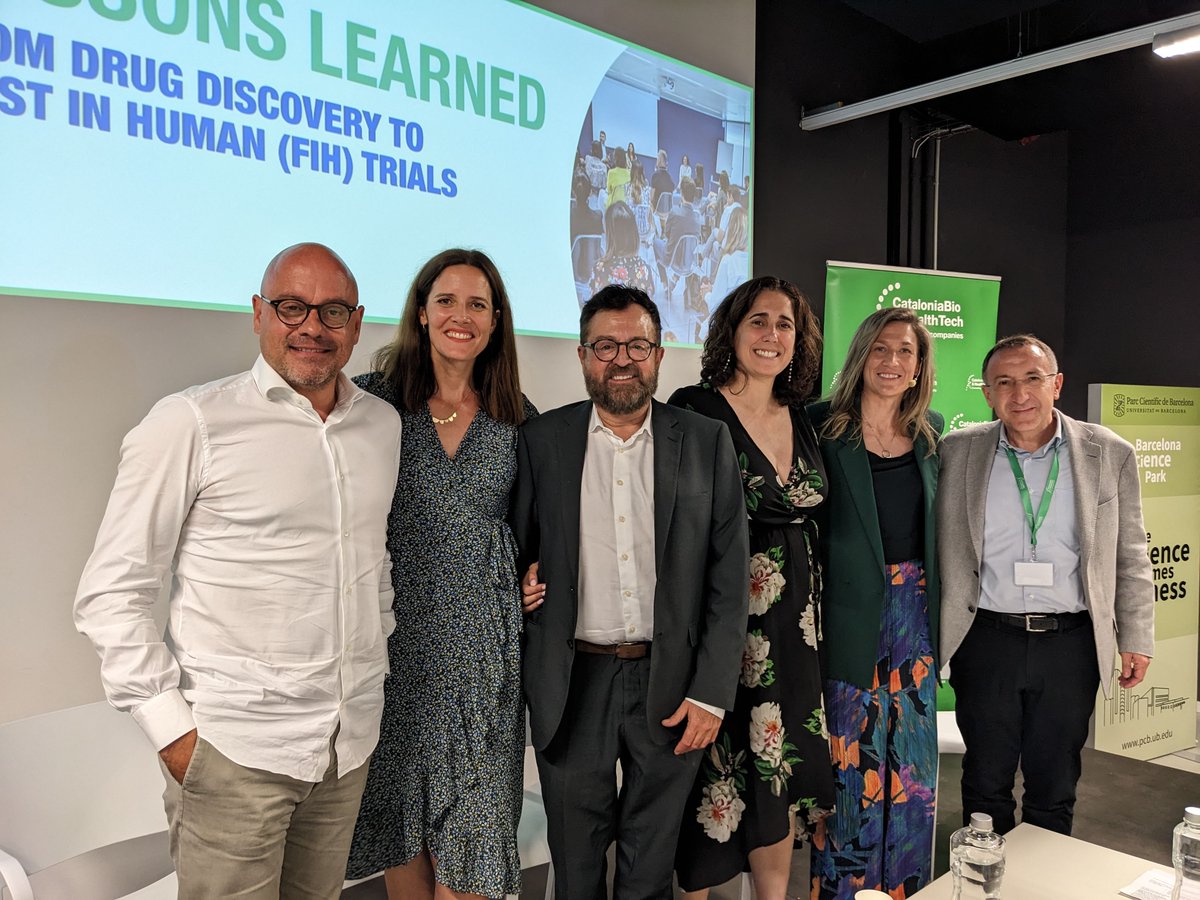CataloniaHealth's tweet photo. ๐ Did you miss the last Lessons Learned?
We discussed the path for drug development: from discovery to first-in-humans. Read more ๐https://t.co/jwgEPYmrIt
Thank you to the speakers and moderator for sharing experiences and lessons learned!
#WeAreCataloniaBioHT #LessonsFIH https://t.co/nIfZsj8qQo
