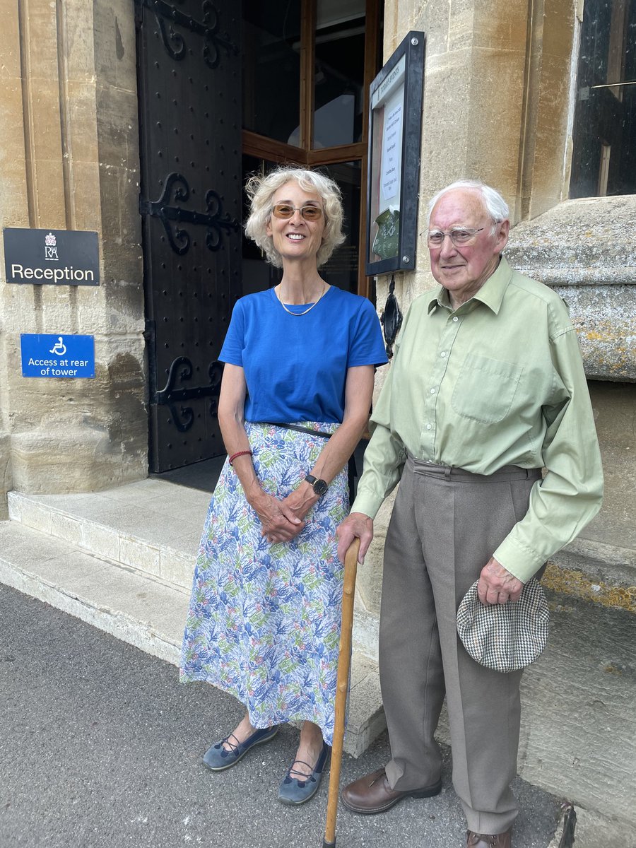 RoyalAgEvents's tweet image. How lovely to welcome David Craddock class of 1952 back to ⁦@RoyalAgUni⁩ today for a site tour. A big thank you to our former exec member Theresa Chapman for making it happen. Making magical moments #happyfriday