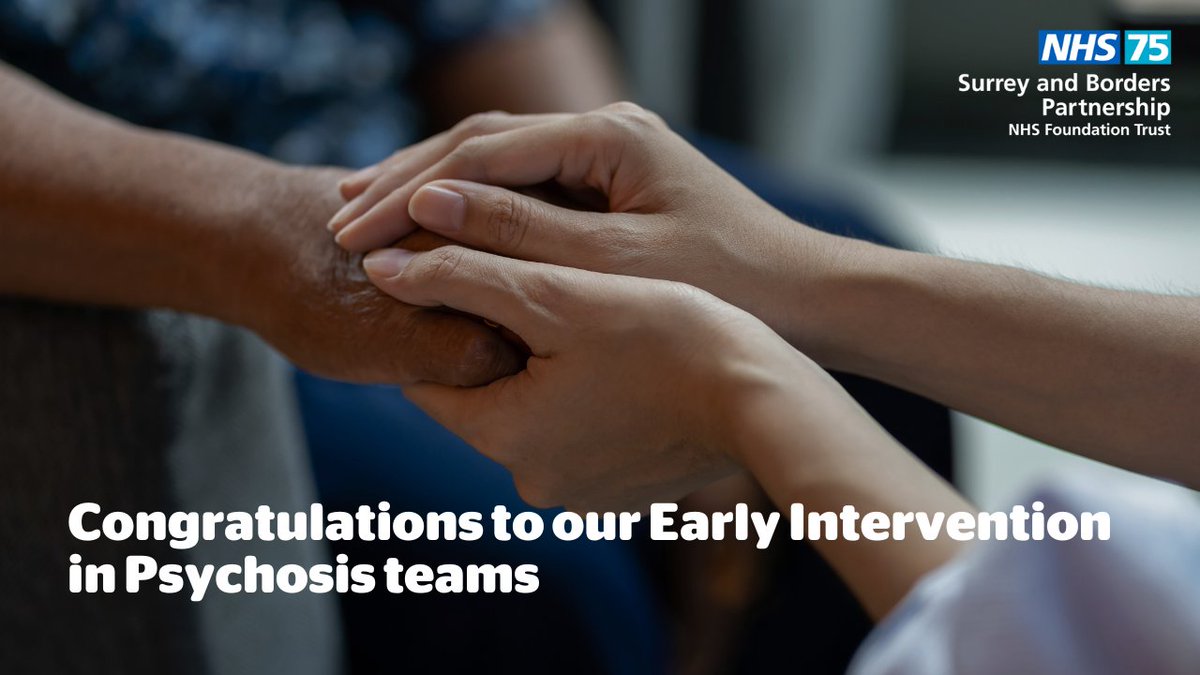 sabpNHS's tweet photo. Congratulations to our Early Intervention in Psychosis (EIIP) teams, which the National Clinical Audit of Psychosis has awarded the highest possible rating. Our Trust is now the only NHS Trust in the South East region with this rating. Read more: https://t.co/mlSweOoG2V https://t.co/5648lXQGHo