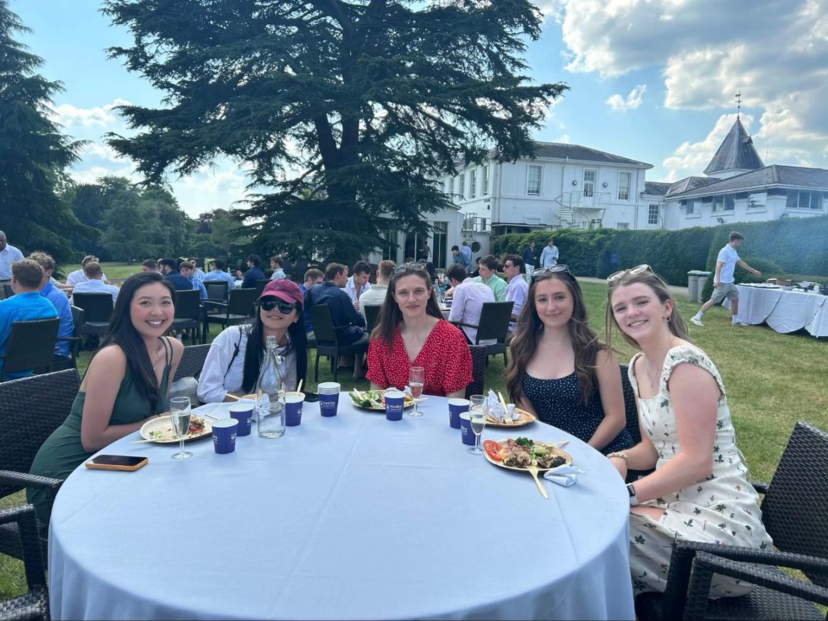 REPatReading's tweet photo. To mark the end of the year, the postgraduate students were invited to Greenlands for our annual summer BBQ and boat trip.

What a great way to start the summer!🌞 https://t.co/KhYrmNpnjG