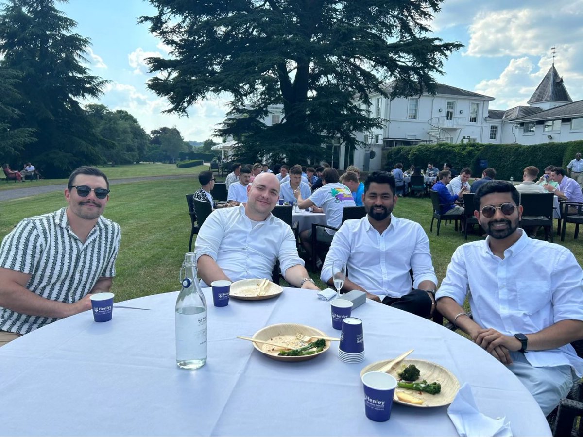 REPatReading's tweet photo. To mark the end of the year, the postgraduate students were invited to Greenlands for our annual summer BBQ and boat trip.

What a great way to start the summer!🌞 https://t.co/KhYrmNpnjG