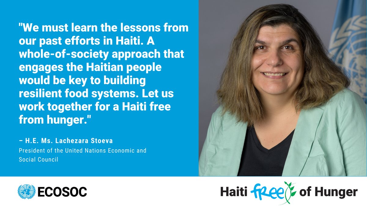 Food insecurity has been worsening in #Haiti. While emergency food assistance is the utmost priority, we need to also focus on efforts that can help build sustainable food systems in Haiti. #HaitiCantWait