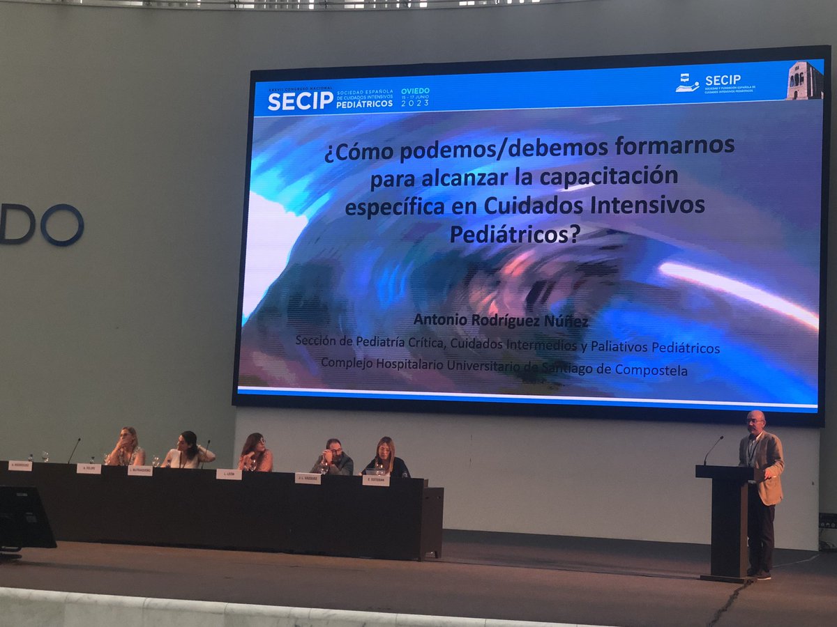 lasecip's tweet image. ¿Como podemos/debemos formarnos para alcanzar la capacitación específica en Cuidados Intensivos Pediatricos? Dr. Antonio Rodríguez Nuñez #SECIP2023