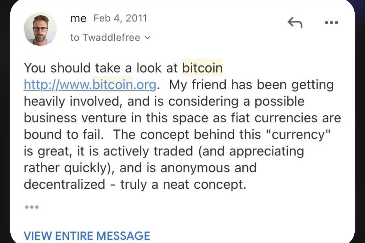Thank you for sending condolences. My friend John wasn’t a public voice in Bitcoin but he watched, observed and listened to everything, and loved what the space has been building. He was a huge fan of <a href="/saylor/">Michael Saylor</a>, <a href="/maxkeiser/">Max Keiser</a>, <a href="/adam3us/">Adam Back</a>, and was so proud when he got his gf to buy $5 in