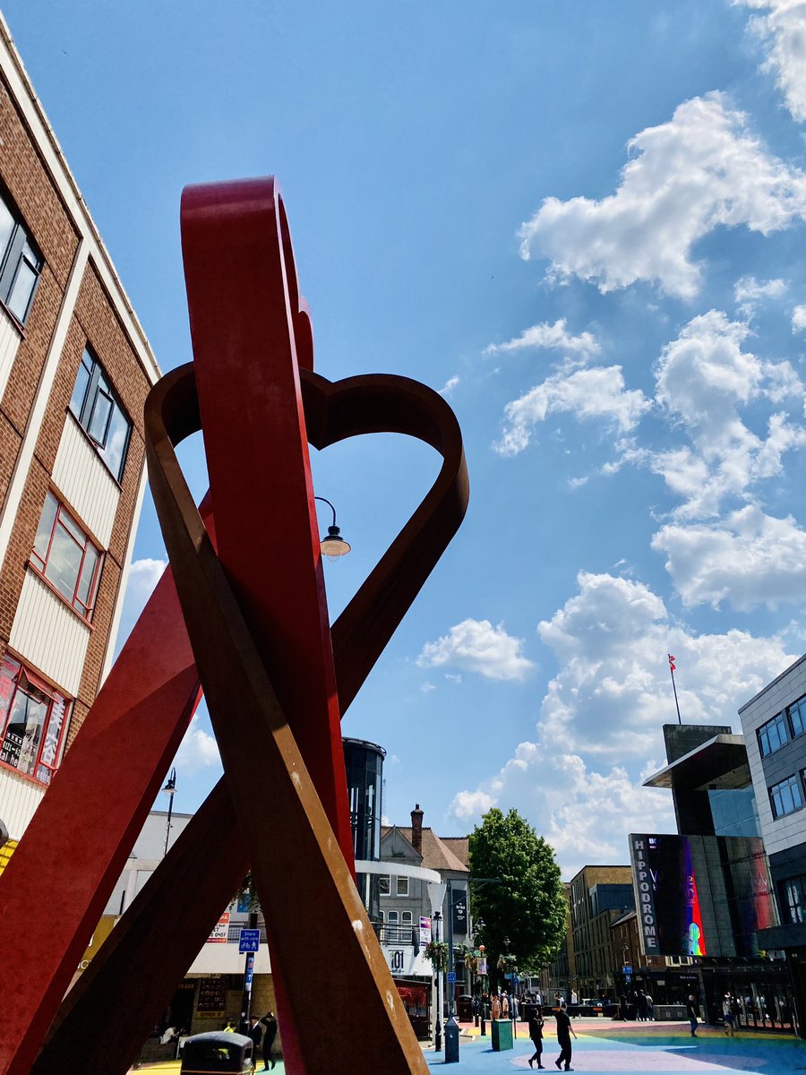 NathanielJHall's tweet photo. Finally got chance to visit ‘The Ribbons’, Birmingham’s permanent memorial to ‘the neglected pandemic.’ 

What @BAHMemorial have achieved in just a few years to make this happen is remarkable ❤️ https://t.co/CsDcFZgey4