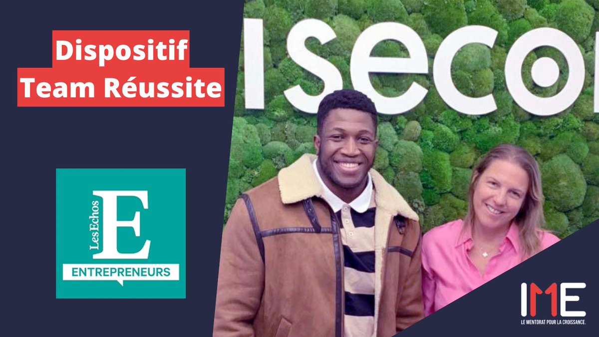 #TeamReussite
<a href="/PaoWisecom/">Paola FABIANI</a>, cofondatrice de <a href="/WisecomO/">Wisecom - Officiel</a> et Amadou Meite, judoka en lice des Jeux paralympiques de Paris 2024 dans <a href="/LesEchosLEE/">Les Echos Entrepreneurs</a> avec le dispositif Team Réussite, créé avec le <a href="/ClubInsepAlumni/">Club INSEP Alumni</a> !
➡️business.lesechos.fr/entrepreneurs/…