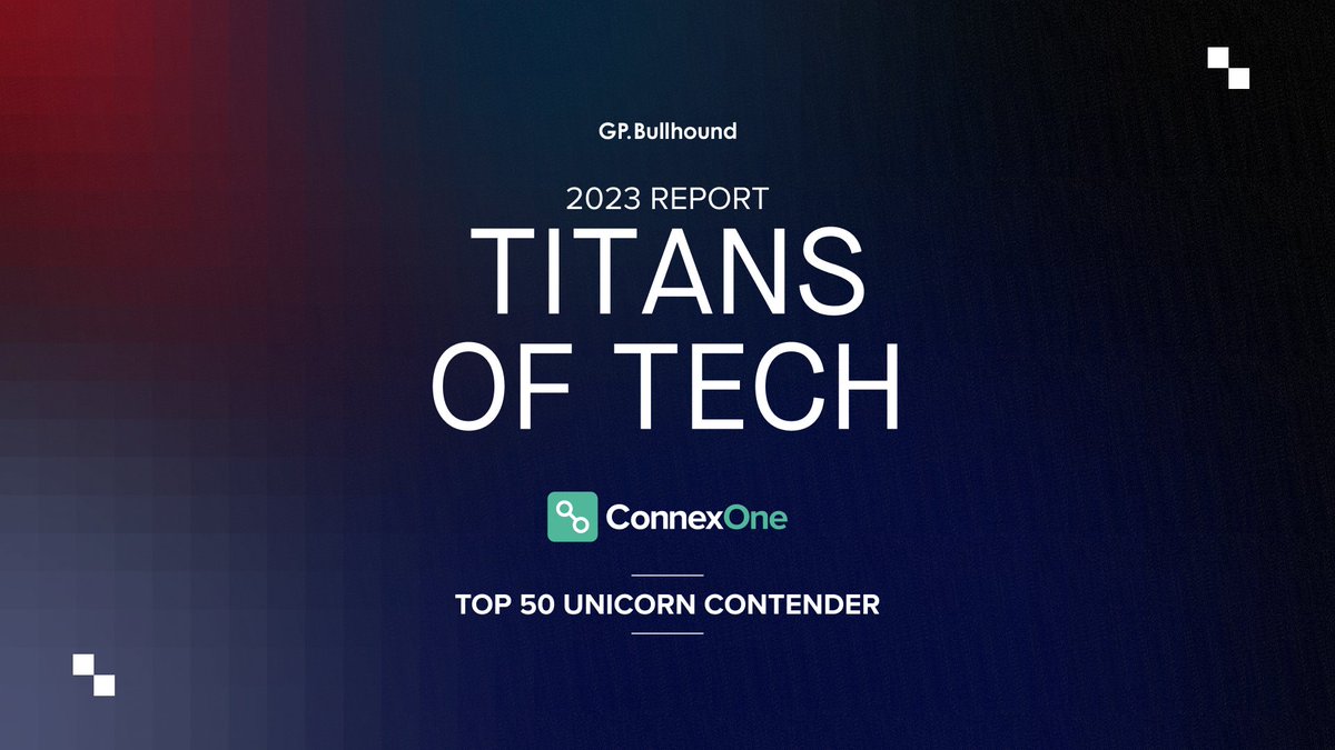 connex_ltd's tweet image. Connex One is proud to be listed as a &apos;Top Contender for Unicorn Status&apos; in the 2023 #TitansofTech report by @GPBullhound.

Learn more about our path to Unicorn status here: bit.ly/3qU3Fp2 

#connexone #ai #cx