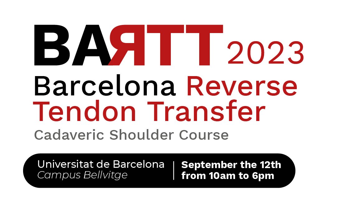 SECHC (@sechc_oficial) on Twitter photo 🔴 BARTT 2023: BARCELONA REVERSE TENDON TRANSFER 🔴
Recordamos que los socios SECHC tienen preferencia: ¡las plazas son súper limitadas!
🗓️12/09/23
📍<a href="/UniBarcelona/">Universitat de Barcelona</a>
Ponentes 🔝: <a href="/LionelNeyton/">Dr Lionel Neyton</a>, Jean David Werthel, <a href="/BarcoLaakso/">Raul Barco Laakso</a>...
¡Regístrate!📲 bartt.es/registration 🔴 BARTT 2023: BARCELONA REVERSE TENDON TRANSFER 🔴
Recordamos que los socios SECHC tienen preferencia: ¡las plazas son súper limitadas!
🗓️12/09/23
📍<a href="/UniBarcelona/">Universitat de Barcelona</a>
Ponentes 🔝: <a href="/LionelNeyton/">Dr Lionel Neyton</a>, Jean David Werthel, <a href="/BarcoLaakso/">Raul Barco Laakso</a>...
¡Regístrate!📲 bartt.es/registration