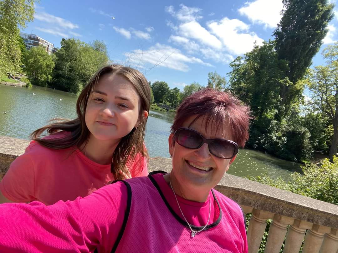 serenhaspockets's tweet photo. Thank you so much to @Kim_fly2help for helping me with my #MoveForTourettes challenge. Couldn't have done it without you! Feels like we did a lot more than 5 runs though 😂 https://t.co/g7Tjtvt0ng