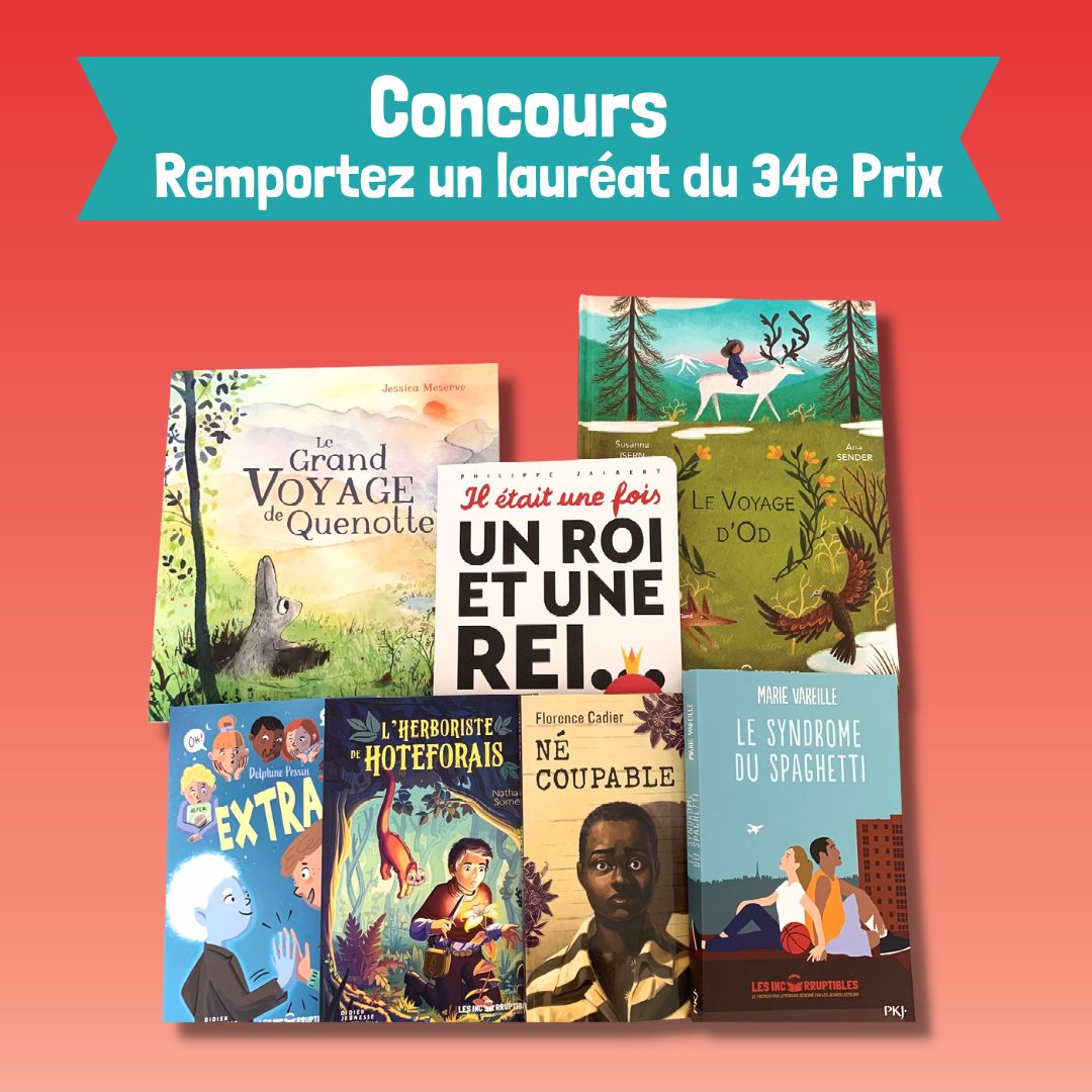 LesIncos's tweet image. #CONCOURS Tentez de remporter un lauréat du 34e Prix des Incos ! 🎁
Pour participer : 
- suivez @LesIncos 
- RT ce tweet
- indiquer le livre que vous aimeriez gagner en commentaire

Fin du concours le 23/06/23
Bonne chance !