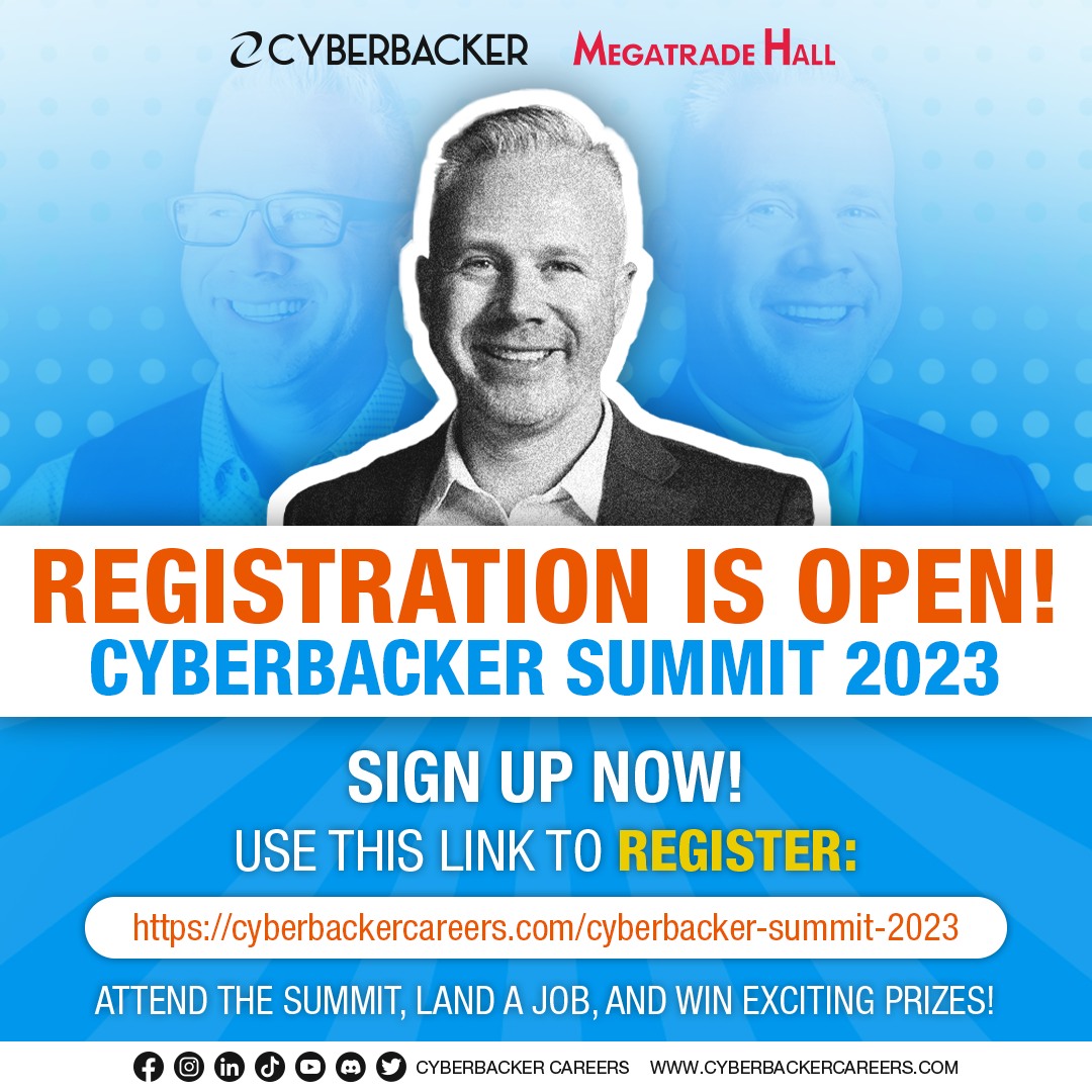 Cyberbacker Summit returns, bigger and better! Meet the team, ask questions, apply on-site, and win prizes!

Catch us on August 10, 2023, at the 5th level, Megatrade Hall 1, SM Megamall, Mandaluyong City, Philippines.