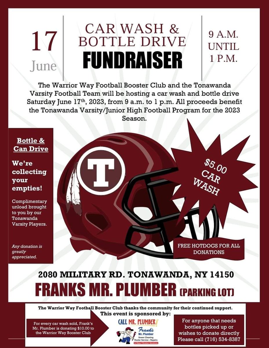 Tomorrow!!

🏈 Go Warriors! 🏈 

<a href="/TonawandaCSD/">Tonawanda City Schools</a> <a href="/TonaWarriors/">Tonawanda Athletics</a>