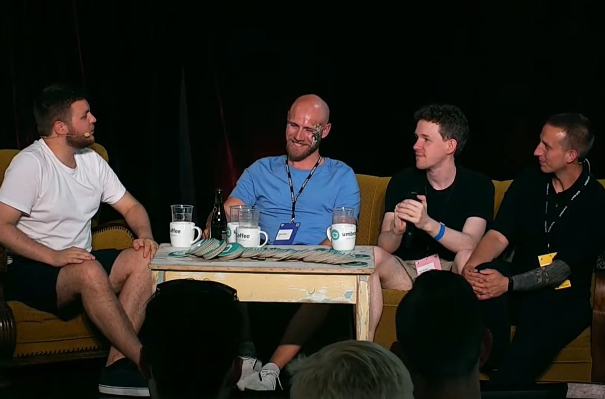 Found a way to get on the stage this year at #codegarden with #umbracoffee! 
Next year I'll try and get on stage with an actual talk 🥳
youtube.com/live/cYyItaUTd…
 #cg23 #umbraco